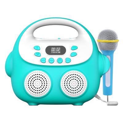 China Musical Toy Kids Singing Karaoke Machine Musical Play LED Screen Children Studio Sing Machine BT Classic Karaoke for sale