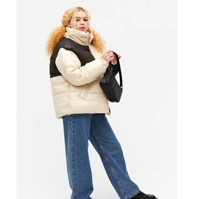 China 2022 waterproof ladies coat ladies casual cardigan ladies down jacket winter zipper ladies bubble jacket for sale