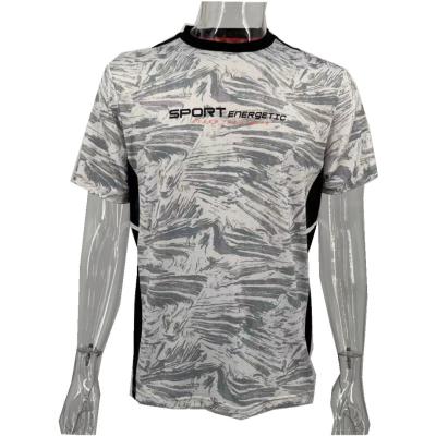 China Anti-pilling All Over Print Decoration Spandex 5% Mesh Polyester 95% Boy's Short Sleeve T-Shirt for sale