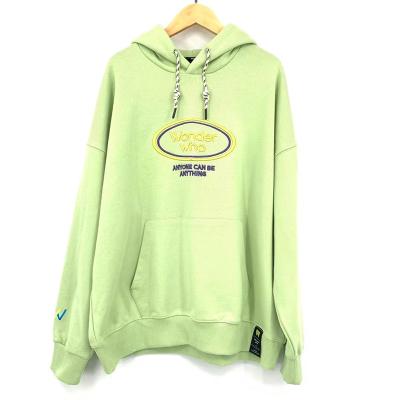 China Color Women's Cotton Anti-pilling Unisex Embroidered Hoodies Wholesale Custom Oversized Pullover Plain Hoodie for sale