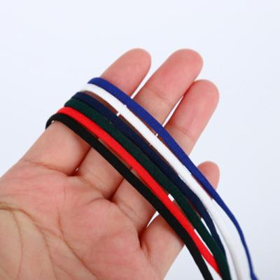 China Durable Adjustable Elastic Band Nylon Strap With Anti-Slip Ear Loops Loops For Fit Facemaskes Elastic for sale