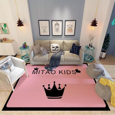 China Modern Living Room Bedroom Playroom Floor Carpets Rug, Pink Cute 3d Design Carpets and Blankets, Custom Rugs & Blankets for Home for sale