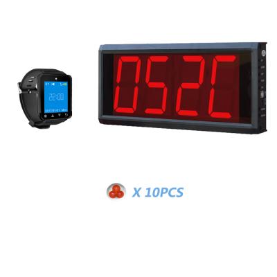 China Wireless Restaurant Digital Restaurant Pager System Display Screen Monitor for sale