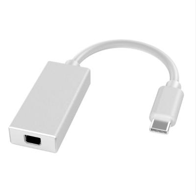 China Mini DP and TYPE C C to Mini Display Port Adapter USB C to Mini DP USB 3.1 Cable 4K 30HZ Type-C to Mini DP for Macbook Projector for sale