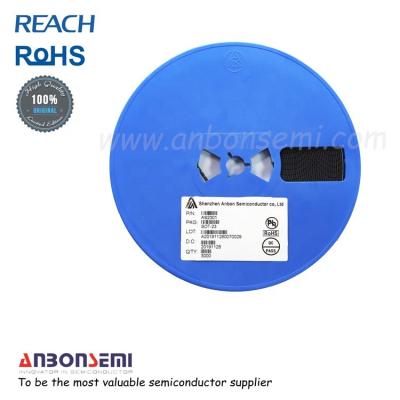 China Original Anbon standard P-channel enhancement mode MOSFET diode AS2301 SOT-23 20V 3.4A marking the S1. for sale