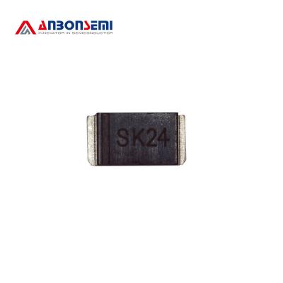 China Anbon 2.0A 20~200V AS240-L SK24 SMD SMA-L AS240-L Package Schottky Barrier Rectifiers Diode for sale