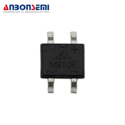 China AUTOMOTIVE; Household appliances ; Converter; Switch; Anbon MBF Series GPP Wafer 0.8A 1000V SMD Bridge Rectifier Diode MB10F for sale