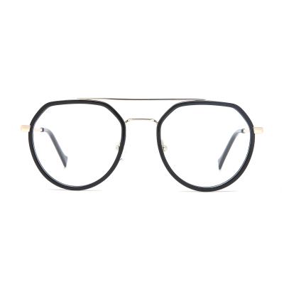 China Blue Light Blocking Glasses Metal Acetate Glass Delivery Time 5-7days Sight Cat Eye Glasses Oversized Optical for sale