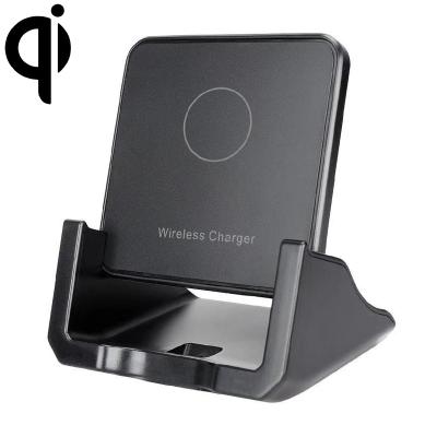 China Hot QI 10W Fast Mobile Phone Vertical Wireless Fast Charger Stand Wireless Charging Station for iphone 12 mini pro max for Samsung for sale