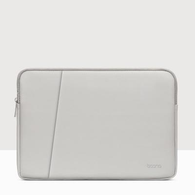 China Waterproof Factory Directly Sell Fast Shipping Baona BN-Q001 PU Leather Laptop Bag, Color: Gray, Size: 11/12 inch for sale