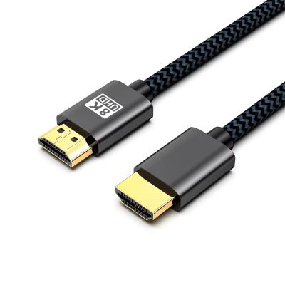 China OEM HDMI 2.1 a HDMI Cable 60HZ 8K Ultra ancho de banda grande Logotipo personalizado en venta