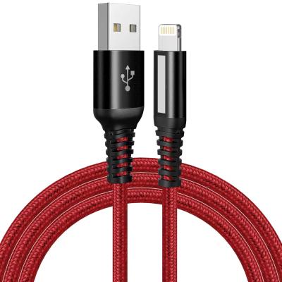 중국 나일론 배열 USB AM TO 번개 케이블 아이폰 충전 1m 1.5m 1.8m 2m 3m OEM 판매용