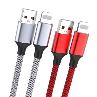 Китай Кабель USB 2.0 на заказ USB A к молнии 2 м 3 м Многоцветная быстрая зарядка продается