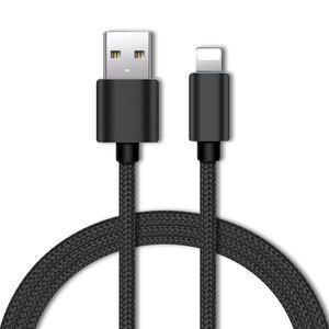 China Nylon geflochtenes USB 2.0 USB A zum Blitzkabel Staubdicht für Apple Mobiltelefone zu verkaufen