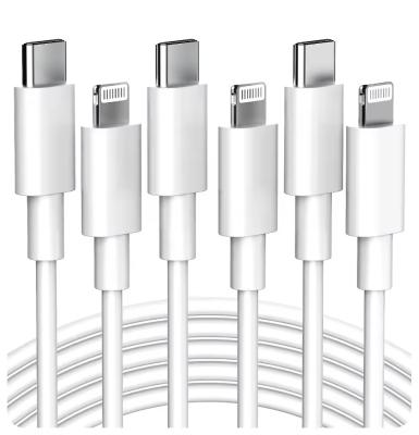 China Cabo de dados de telefone celular Apple Branco USB 2.0 Tipo de cabo USB C para relâmpago 480Mbps à venda