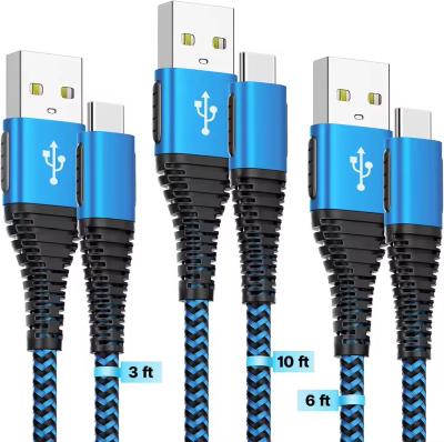 China Mobiele telefoon data kabel USB 3.0 Type A tot USB C kabel voor populaire smartphone Te koop