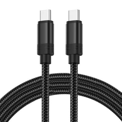 China Nylon Braided USB 3.0 Type-C TO Type-C Cable wide compatibility C To C USB Cable for sale