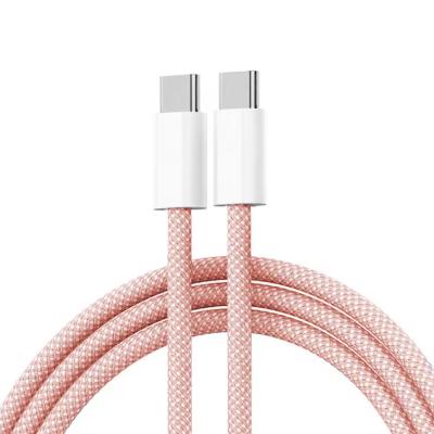 China Cable de dados USB C a C de cores personalizadas 3.0 Resistente à sujeira 0,5m 1m 2m 3m Para iPhone15 à venda