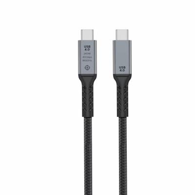 China USB 4.0 Type-C TO Type-C Cable Ultra Fast Charging 0.5m 1m 2m Custom Length for sale