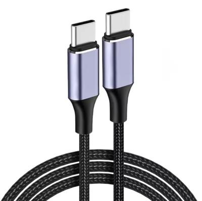 China Fast Charging USB 4.0 Type C To C Cable 1m 1.5m 2m 3m Waterproof OEM Logo for sale