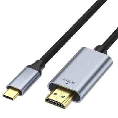 中国 30HZ 4K 1M 1.5M 2MタイプCからHDMI 1.4ケーブル,USB CからHDMI高速ケーブル 販売のため