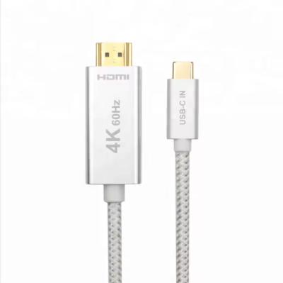 China White 60HZ 4K Usb Type-C To Hdmi 2.0 Cable Data Transfer Support HDR for sale