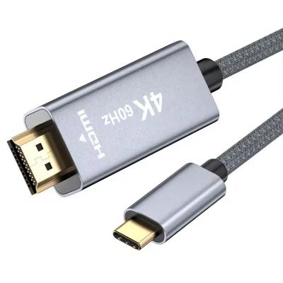 China USB C To HDMI 2.0 Cable With 100W PD Charging 4K 8Gbps Ultra High Speed For Macbook for sale