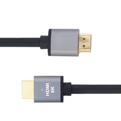 China 8K 60Hz HDMI 2.1 Cable certificado CE ROHS Soporte de resolución más alta y tasa de actualización en venta