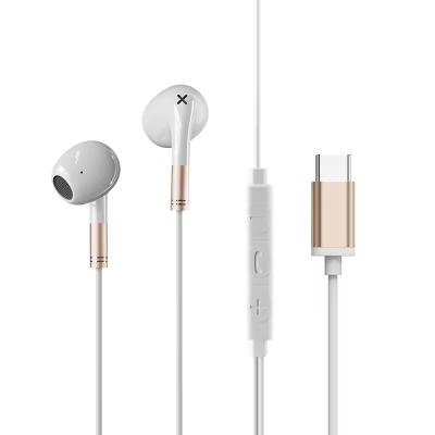 China High Audio Quality Type-C Wired Earphones Customized Length And Logo for sale