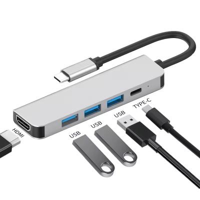 중국 여러 장치 5 In 1 허브 도킹 스테이션 100W USB 3.0 인터페이스 사용자 정의 판매용