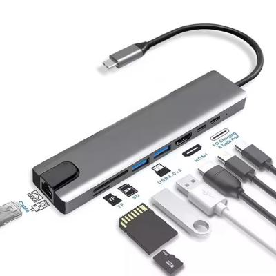 中国 USB C マルチポート USB C ハブ 6 イン 1 〜 HDMI TF SD カードリーダー USB ハブ 販売のため