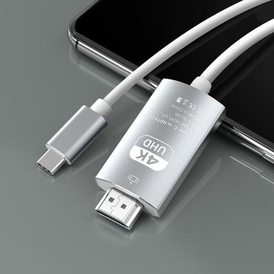 China 4K 60Hz Ultra Alta Definición TYPE-C a cable de adaptador HDMI para entretenimiento doméstico de negocios y diseño profesional en venta