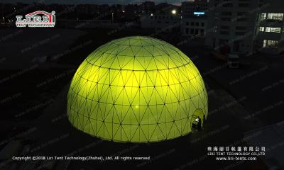 China Barraca exterior grande para o banquete de casamento, barraca Geodesic da abóbada Geodesic para a mostra à venda