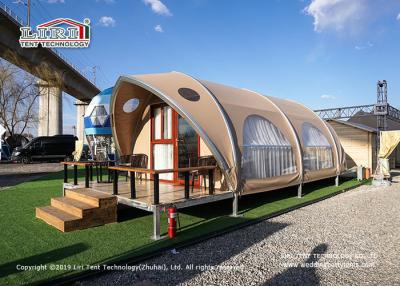 China Barracas luxuosas de Glamping do quadro de alumínio exterior para hotéis e recursos à venda