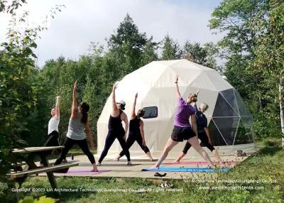 China Barracas claras impermeáveis da casa de Glamping da ioga da casa da abóbada Geodesic do PVC à venda