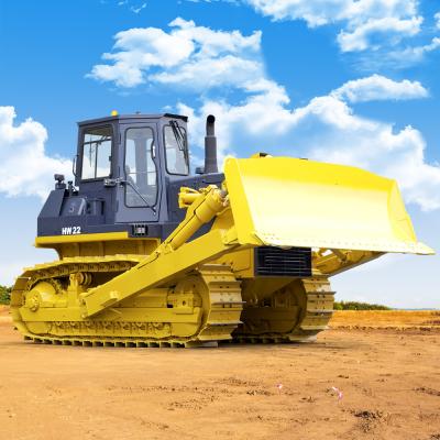 China Enclosed Cab Heavy Duty Bulldozer Hydraulic Steering Construction Bulldozer for sale