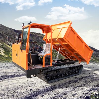 China Construction Sites Mini Crawler Dumper Micro Tracked Dumper 42kw for sale