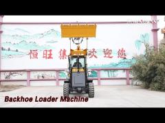 Wheel Backhoe Loader Machine 3 Ton For Earthwork Construction