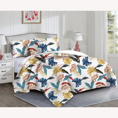 China Beautiful Modern Digital Printed Comforters Setting 100% Polyester Microfiber Wholesale for sale