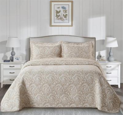 China Soft Jacquard Comforter Cover Set Bedspread Comforter Set Cotton /Polyester for sale