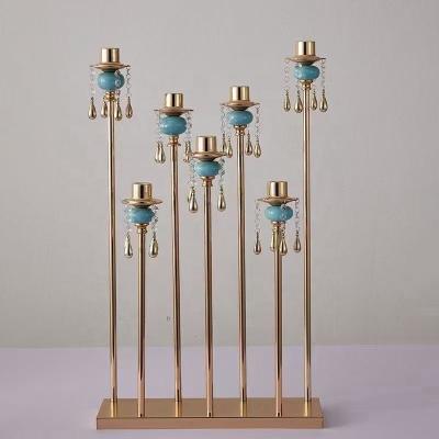 China High Simulation YJ wholesale high quality 5 heads candlestick holders for wedding decoration european candlestick for sale