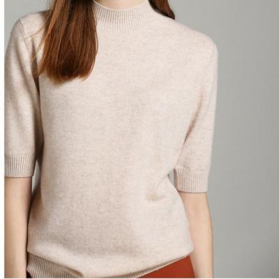 China Anti-pilling Women's Cashmere Sweater Knitted Women's Sweater 100% Custom Cashmere High Quality Pure Breathable for sale