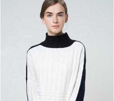 China wholesale boutique women 100% pure cashmere sweaters ribbed Anti-wrinkle cashmere sweater customized for sale