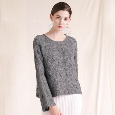 China Anti-Wrinkle 5 GG Plus Size Winter Women Pullover Top Knitted Sweater for sale