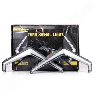 China 300 Models Chasing UTV Color Turn Signal Light Fang Accent Light With Amber Turn Signal Light For Polaris RZR XP 1000 for sale