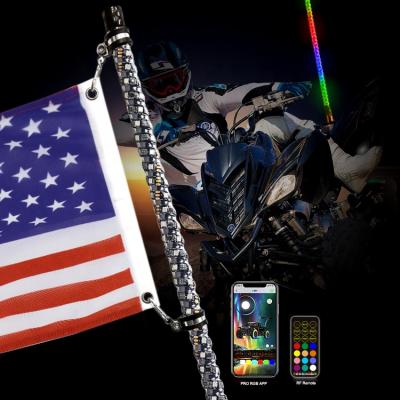 China Brake and Turn Light RGB Function By Smartphone Control LED Lighting Kit With Brake Turn Light 2pcs LED Whip In Sync RZR Antenna Flag Function for sale