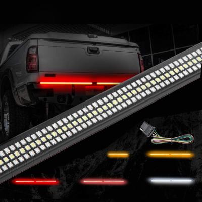 China Signal Turn 60 Inch LED Triple Tailgate Light Bar With Waterproof 5 Function LED Tail Light For Truck Pickup for sale