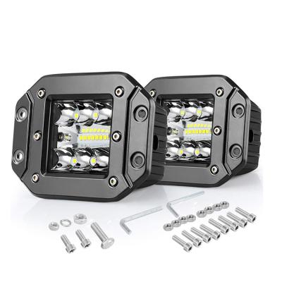 China 170 degree horizontal beam & 15 degree 5inch low price 9000LM aluminum job housing exterior lights for construction site truck for sale