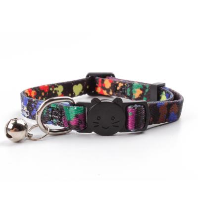 China Hot DETACHED Wholesale Stock Logo Design Soft Pet Shop Pet Shop Cat Collar Sample Free for sale