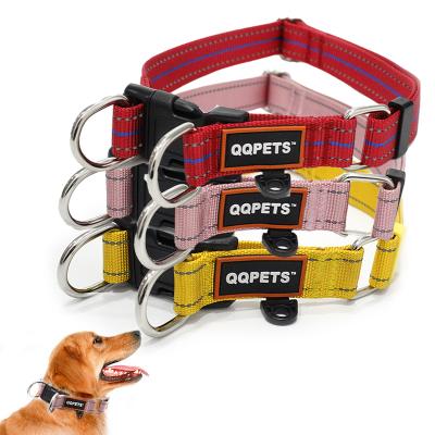 China Wholesale NEW DETACHED Manufacturer Reflective Multicolor Nylon Dog Collar Training Collars For Pet for sale